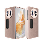 Litchi Texture Integrated Shockproof Phone Case with Holder
